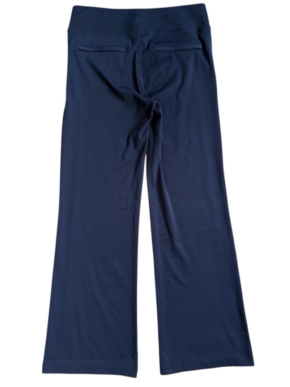 EUC Athleta Delancey Skyline Ankle Flare Pants Size Large Tall Navy - Picture 7 of 8